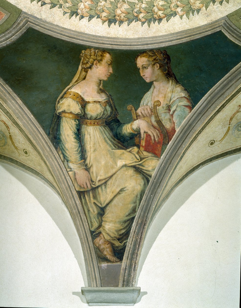 Muse, Camera di Apollo e delle Muse da Giorgio Vasari