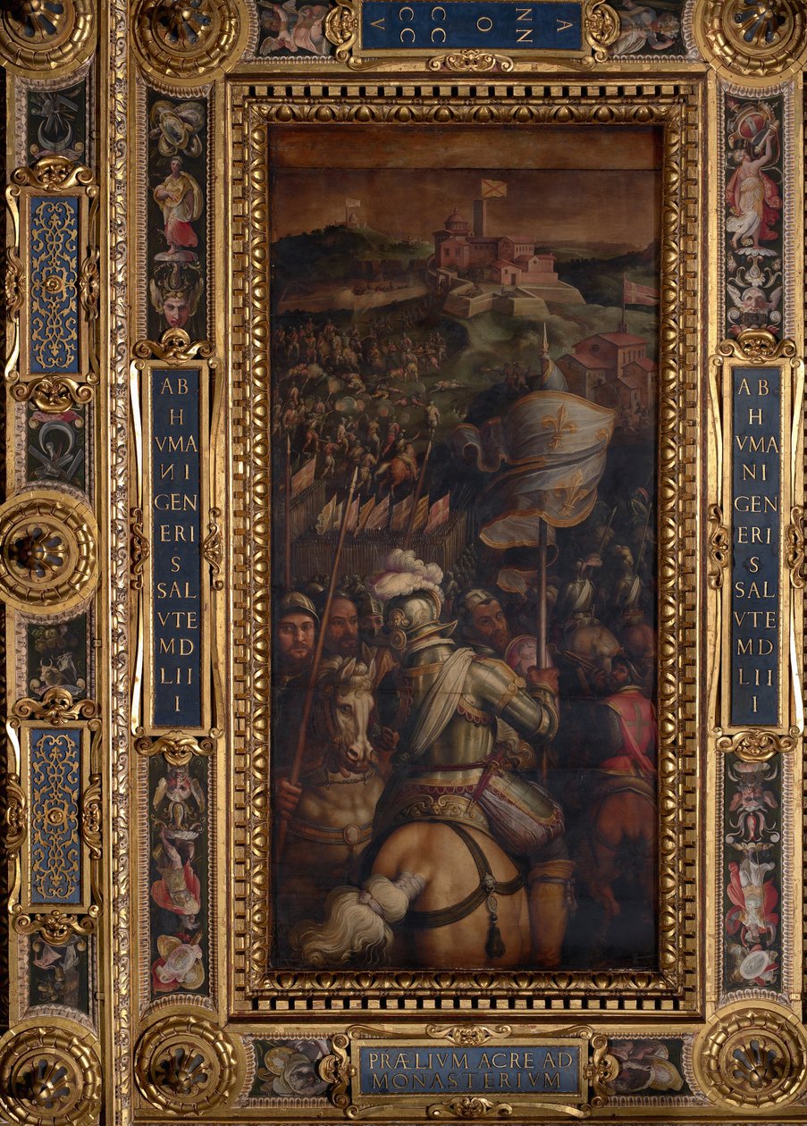 Assalto alla fortezza di Monastero da Giorgio Vasari