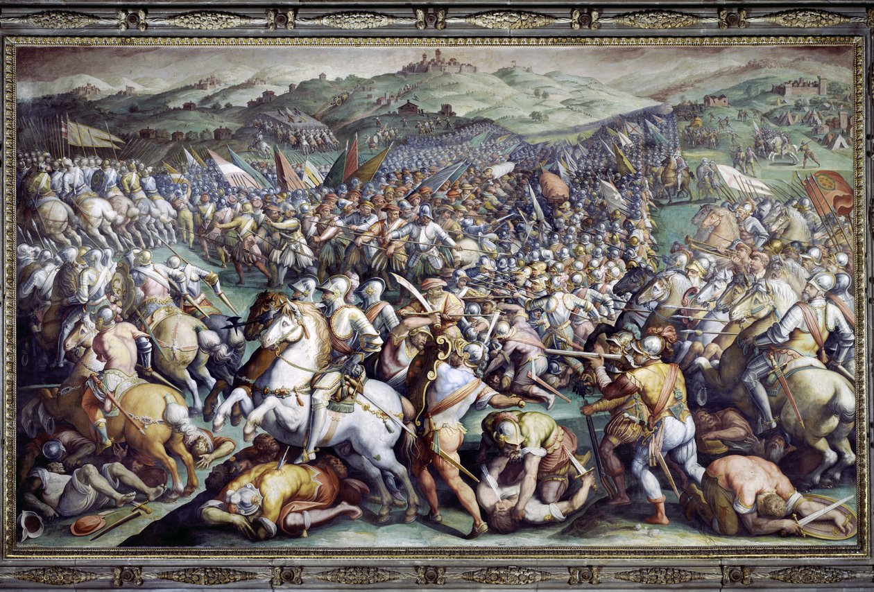 Battaglia di Scannagallo in Valdichiana (Val di Chiana) da Giorgio (and workshop) Vasari