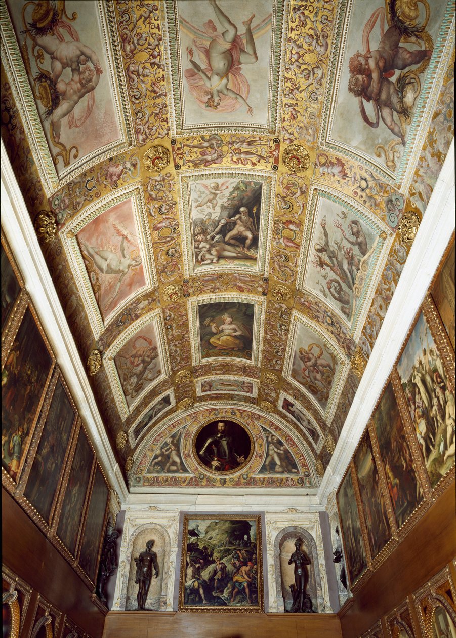 Storia di Prometeo (soffitto dello Studiolo di Francesco I de