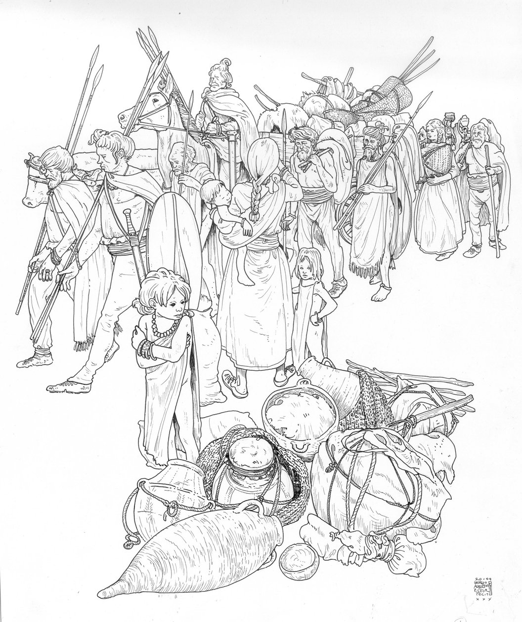 Barbaro: Marcomanni (confederazione tribale germanica dei Marcomanni) da Giorgio Albertini
