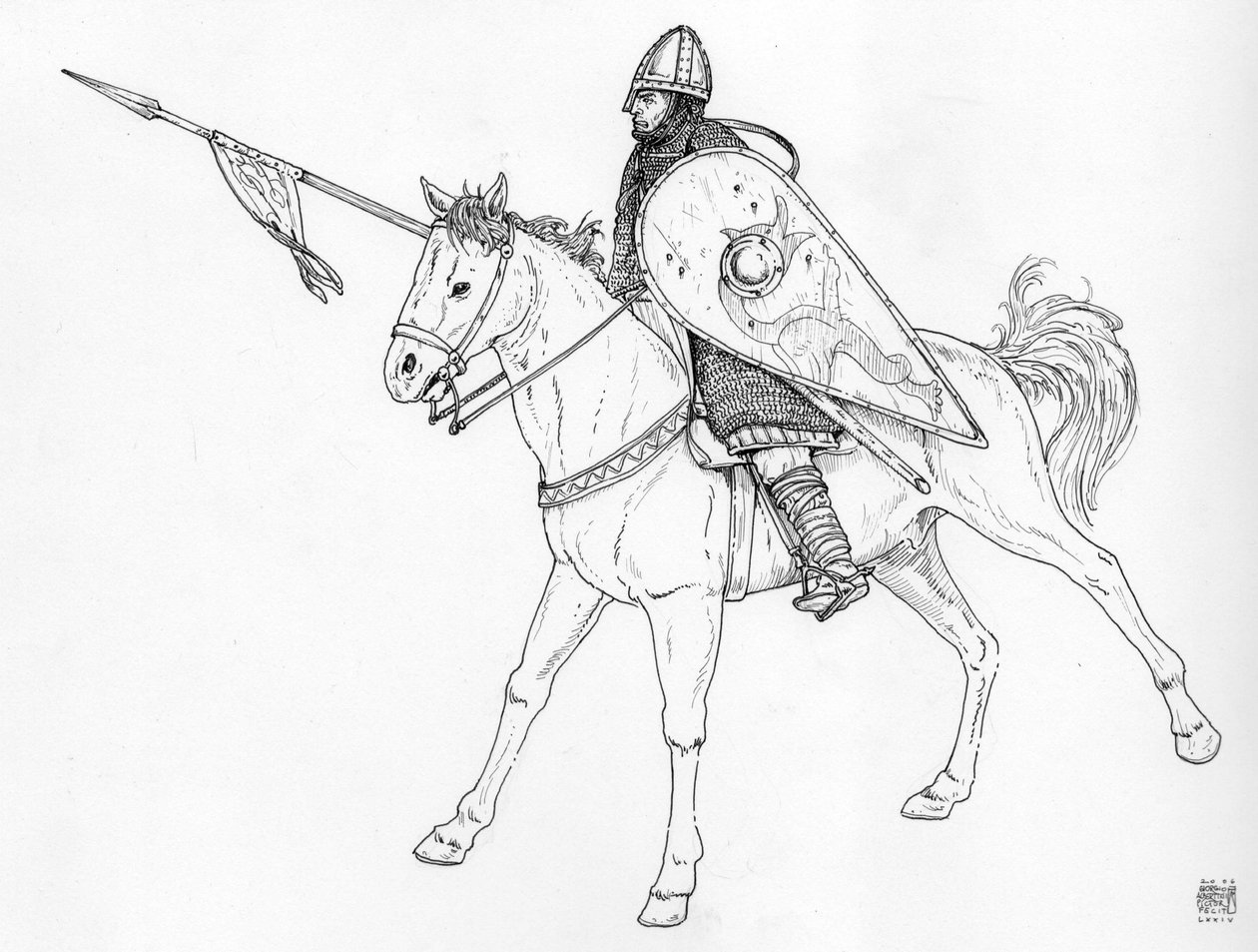 Medioevo: Cavaliere normanno dell