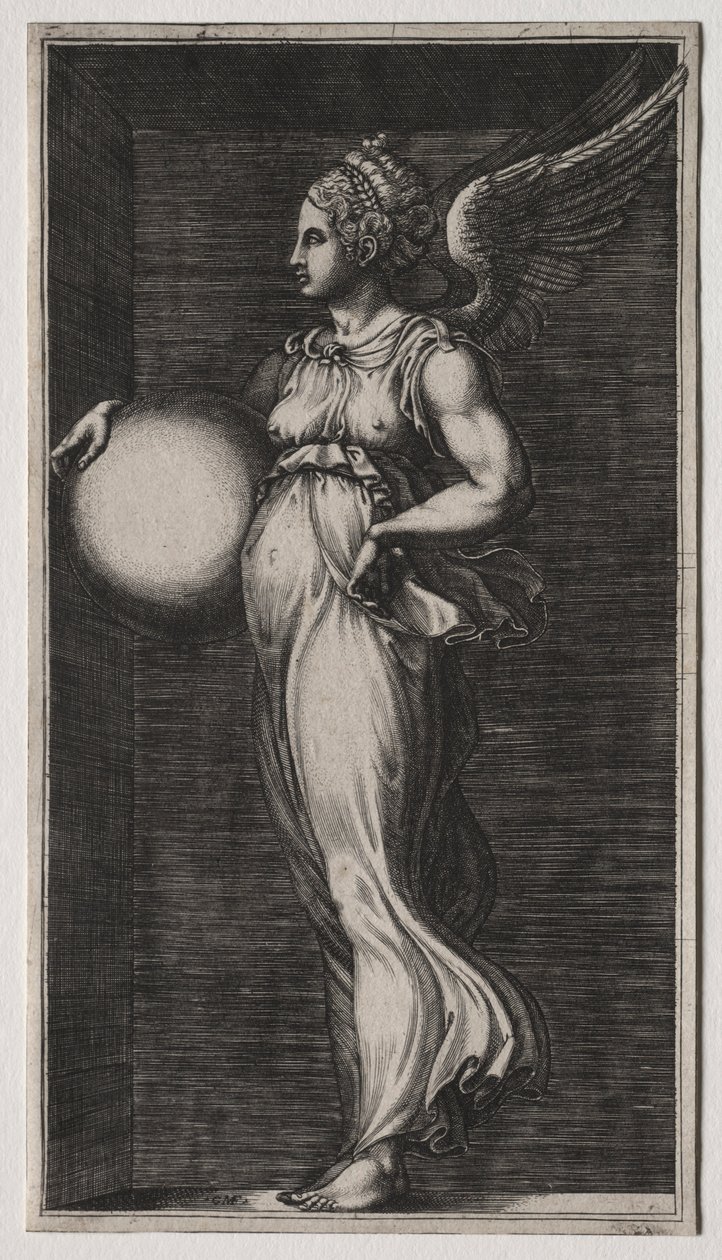 Figura Allegorica che Tiene una Sfera da Giorgio Ghisi