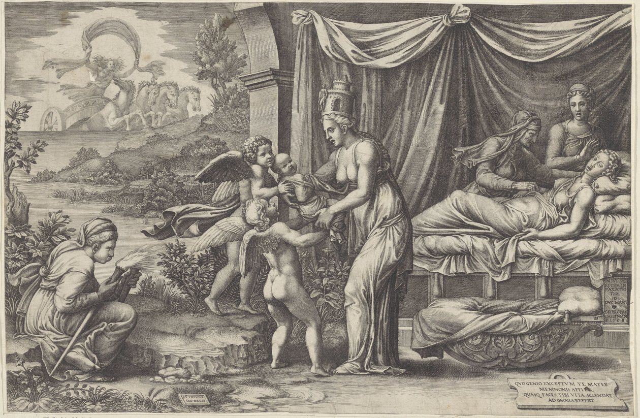 Allegoria della nascita da Giorgio Ghisi