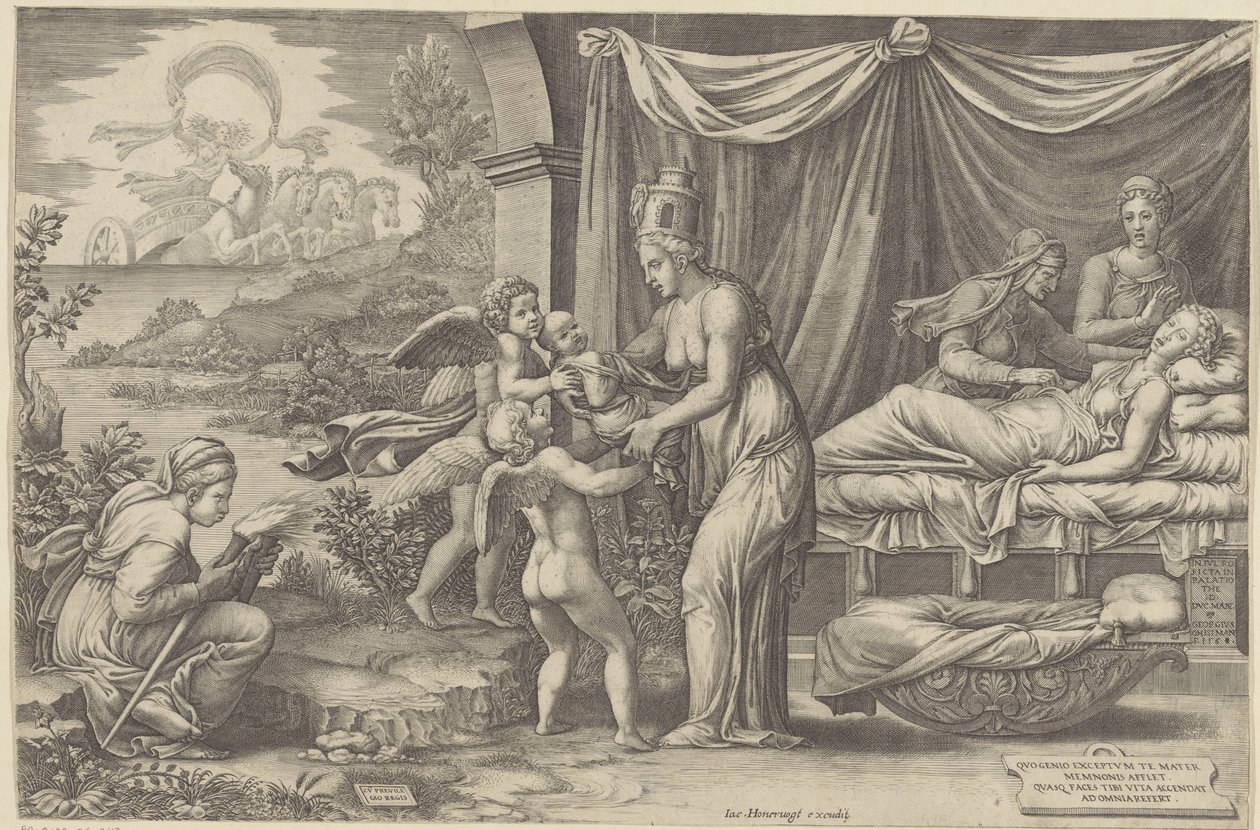 Allegoria della Nascita da Giorgio Ghisi