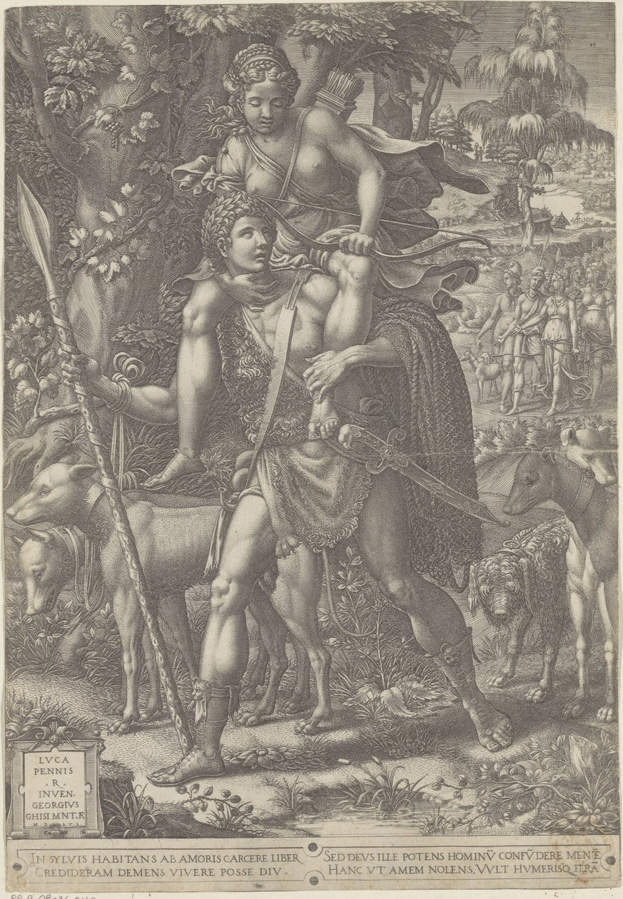Allegoria della caccia da Giorgio Ghisi