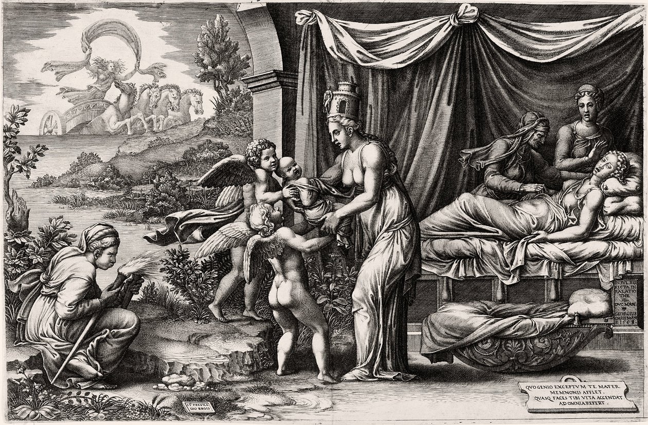 Allegoria della nascita da Giorgio Ghisi