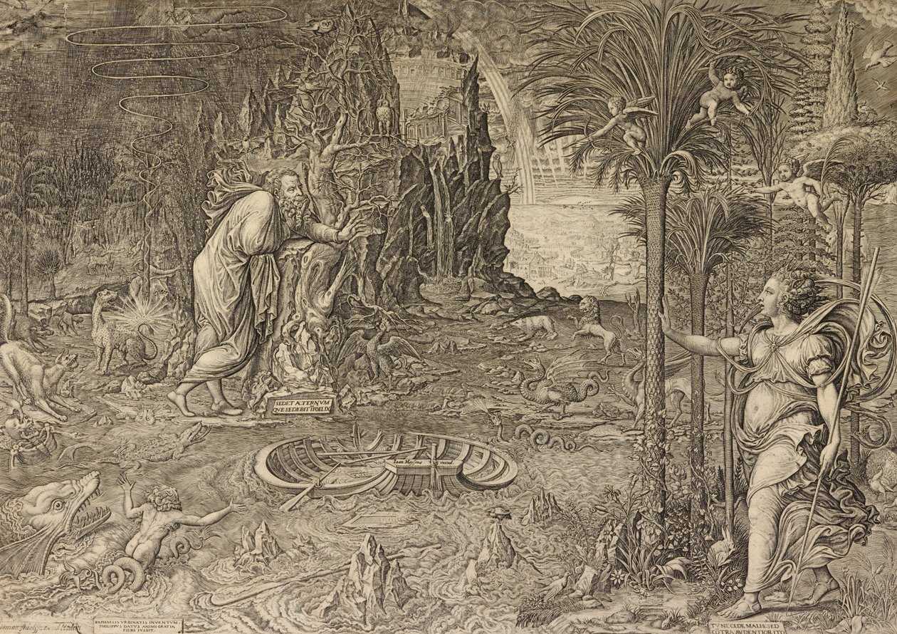 Allegoria della vita (Sogno di Raffaello) da Giorgio Ghisi