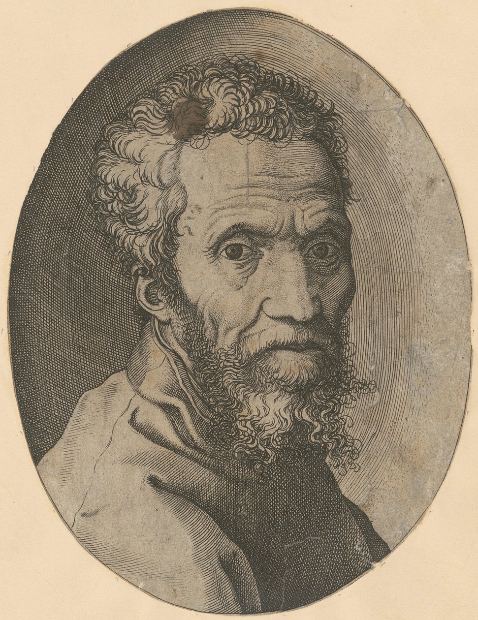 Ritratto di Michelangelo da Giorgio Ghisi