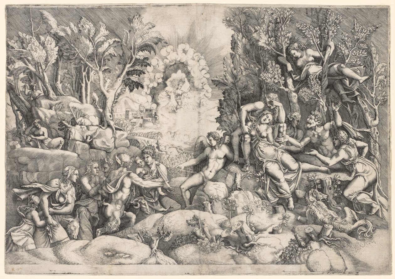 La morte di Procri da Giorgio Ghisi