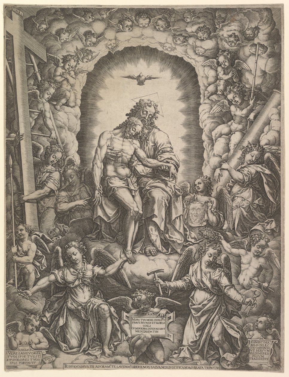 La Trinità da Giorgio Ghisi