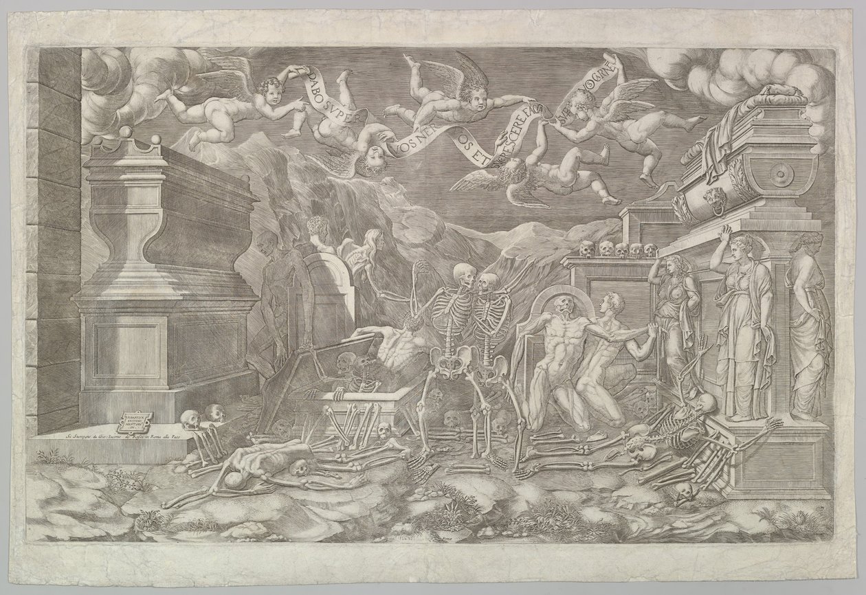La visione di Ezechiele, 1554 da Giorgio Ghisi