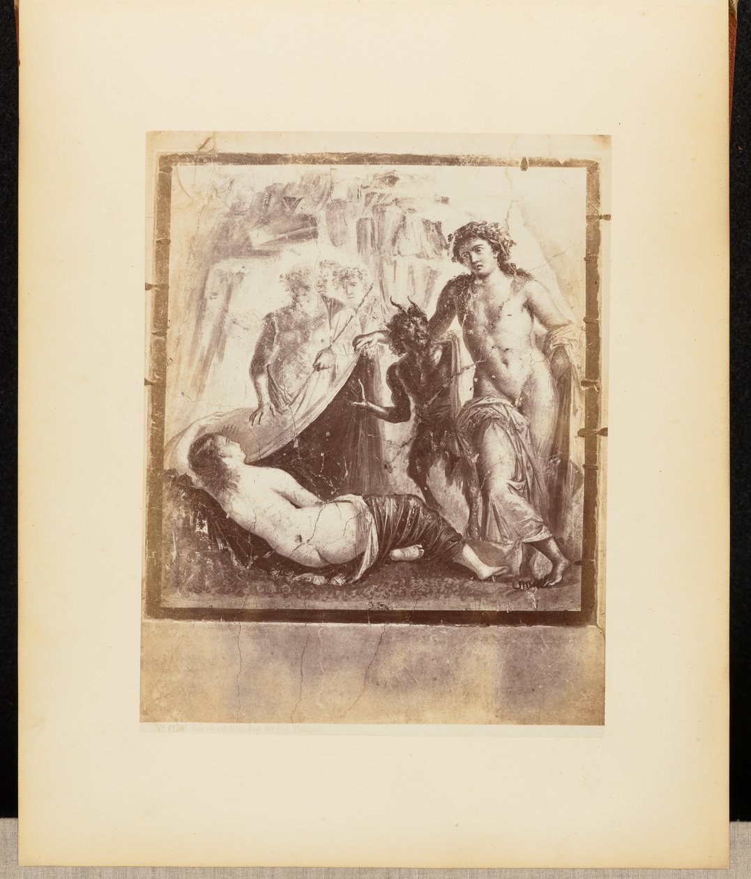 Bacco ed Ariadne fresco Pompei da Giorgio Sommer
