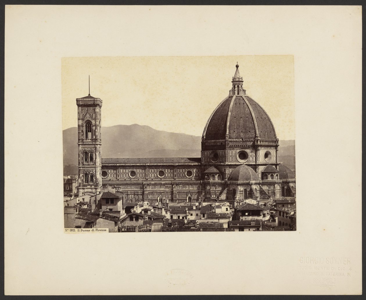 Firenze, il Duomo da Giorgio Sommer