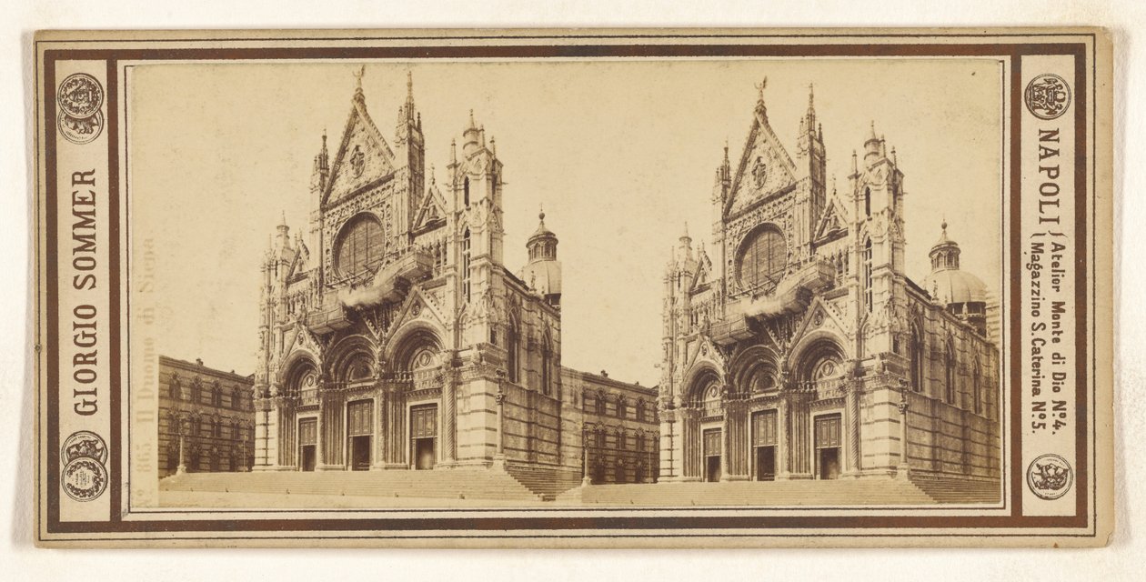 Il Duomo di Siena da Giorgio Sommer