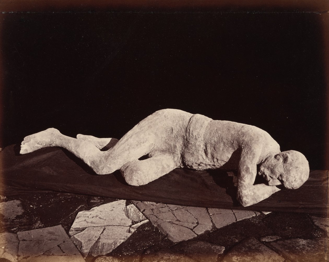Calco umano, Pompei, 1873 (foto) da Giorgio Sommer