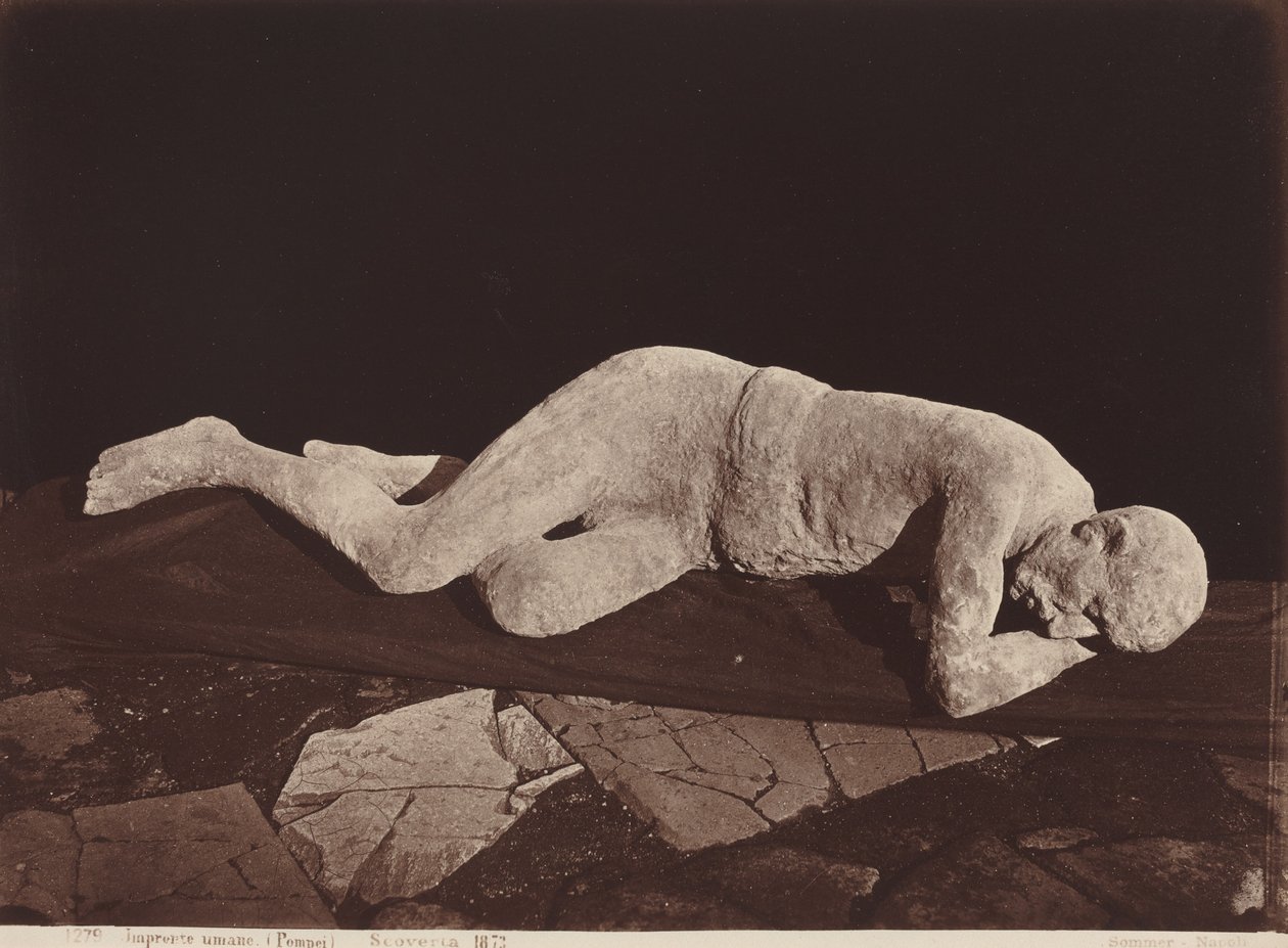 Impronte umane, Pompei da Giorgio Sommer