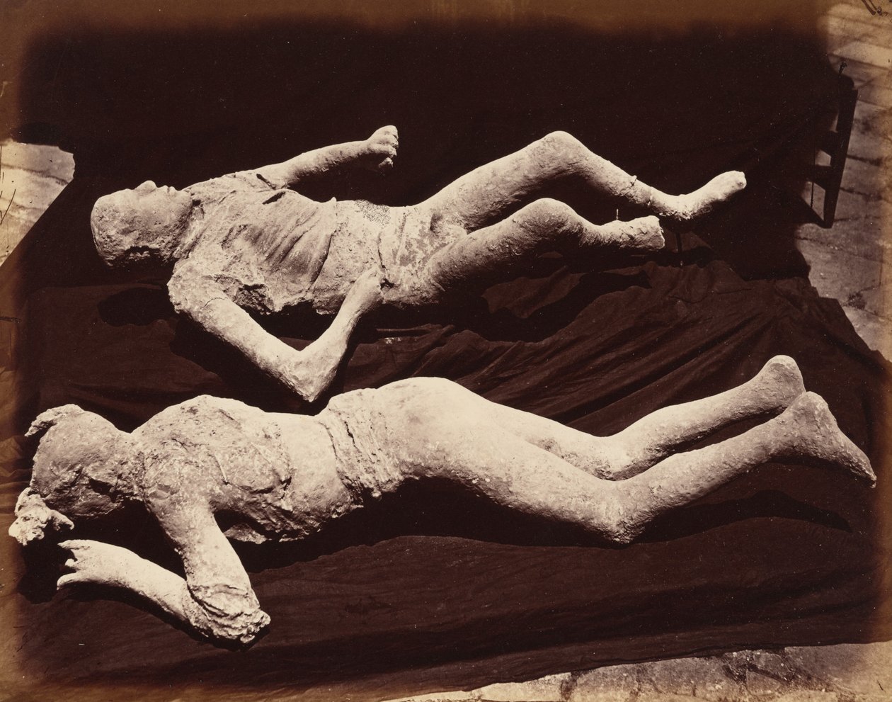 Calchi umani, Pompei, c. 1870 (foto) da Giorgio Sommer