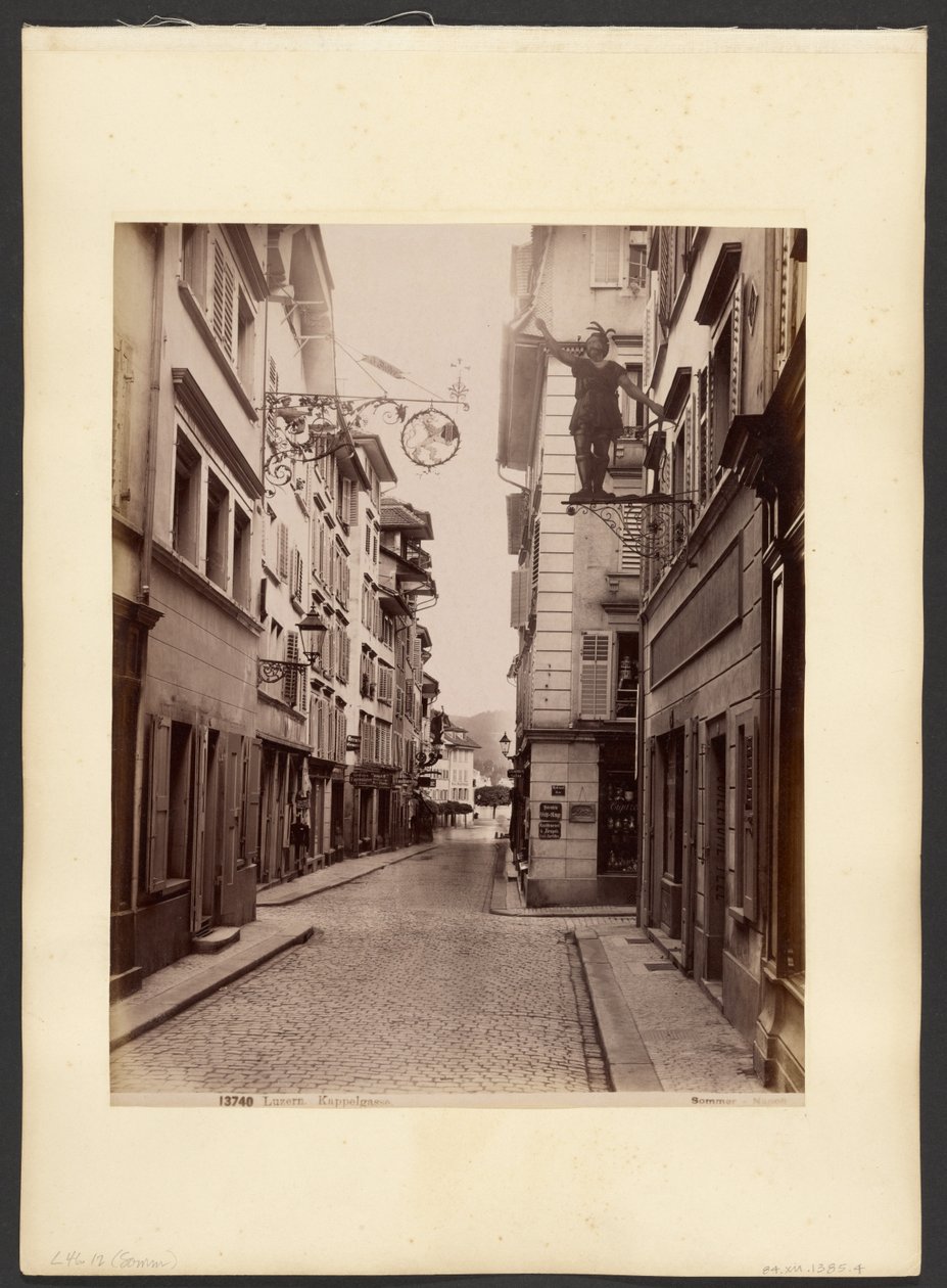 Lucerna, Kappelgasse da Giorgio Sommer