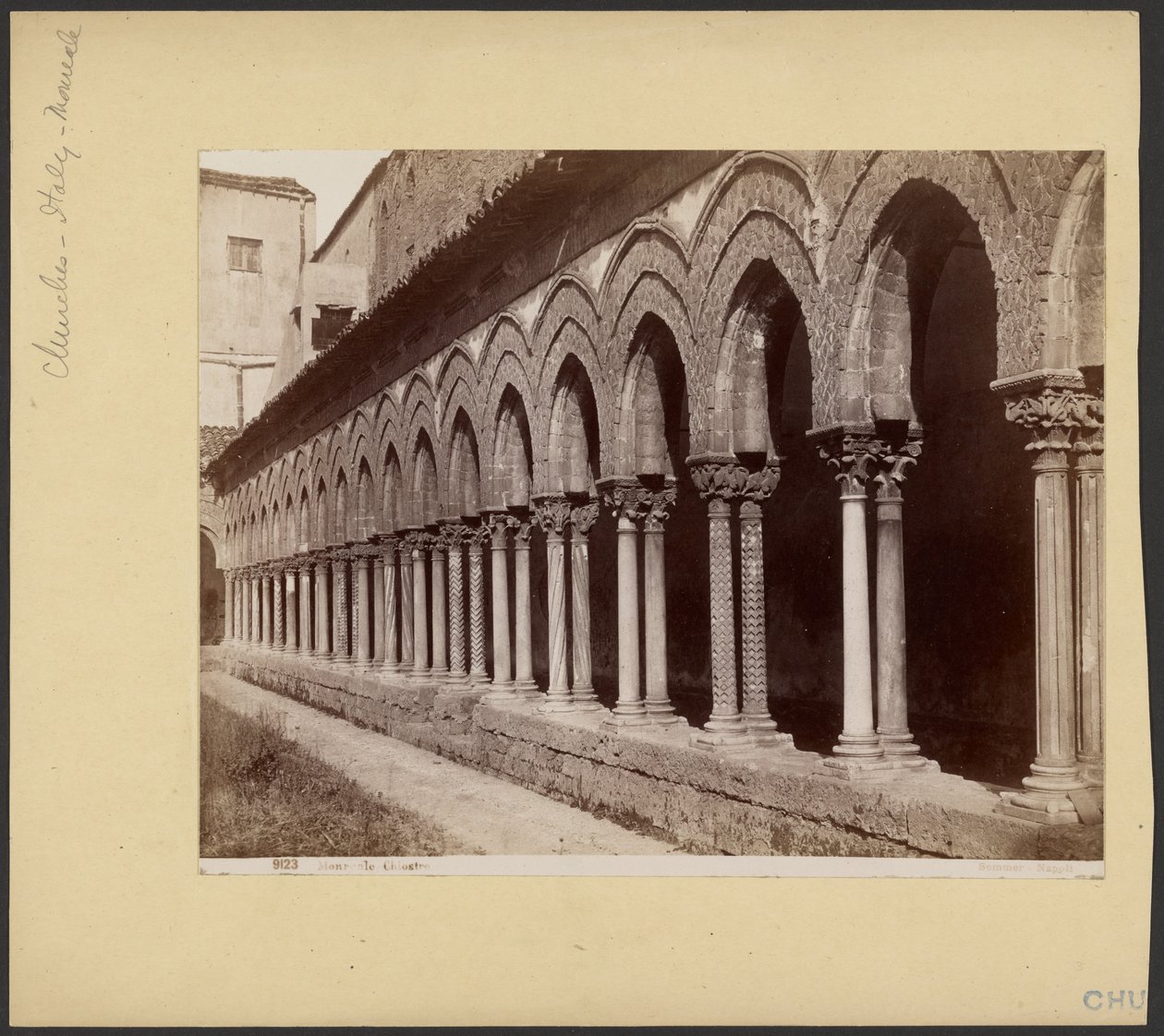 Chiostro di Monreale da Giorgio Sommer