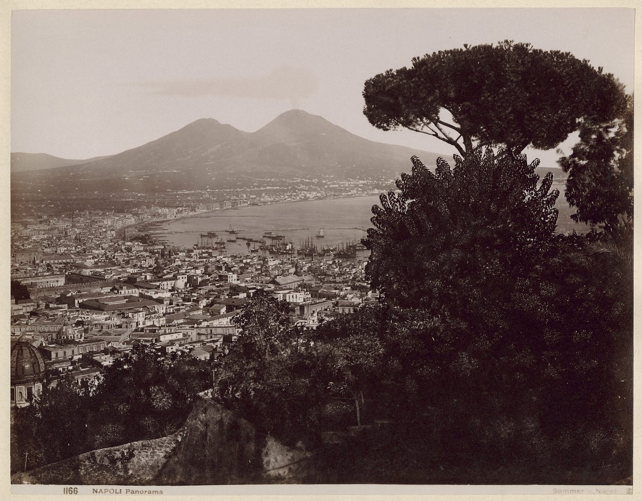 Panorama di Napoli da Giorgio Sommer