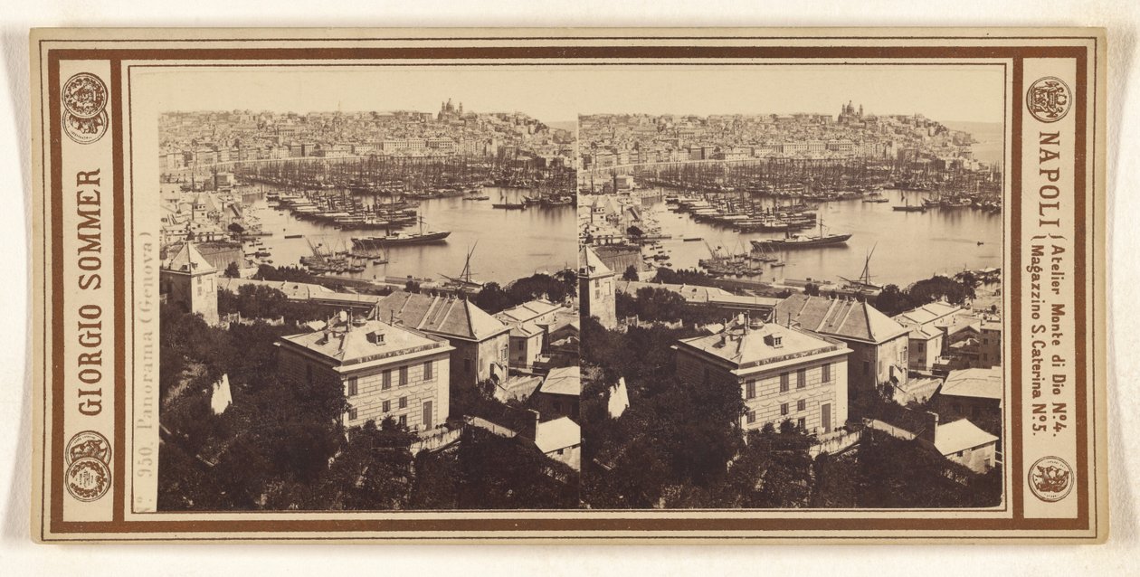 Panorama (Genova) da Giorgio Sommer
