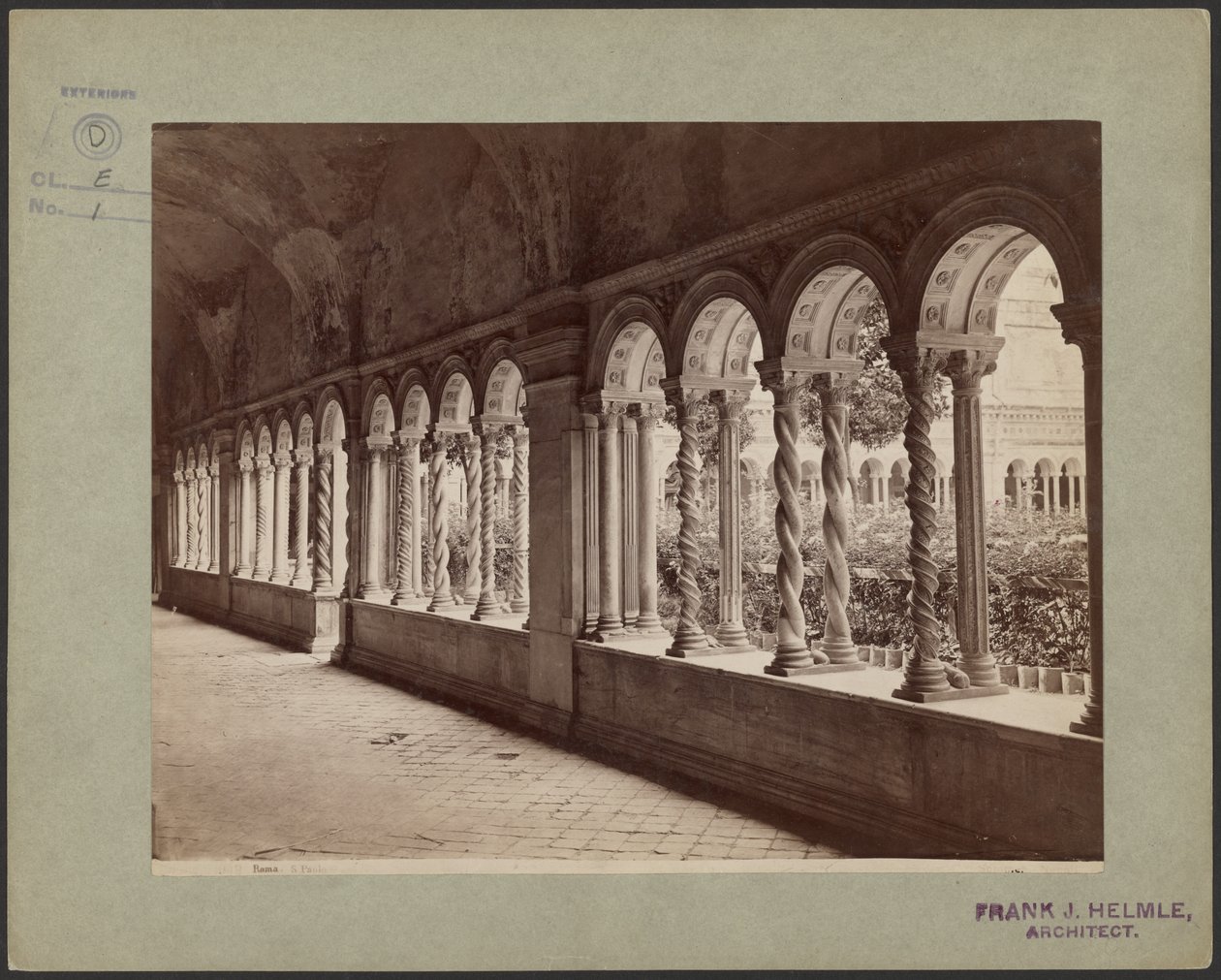 Roma. San Paolo da Giorgio Sommer