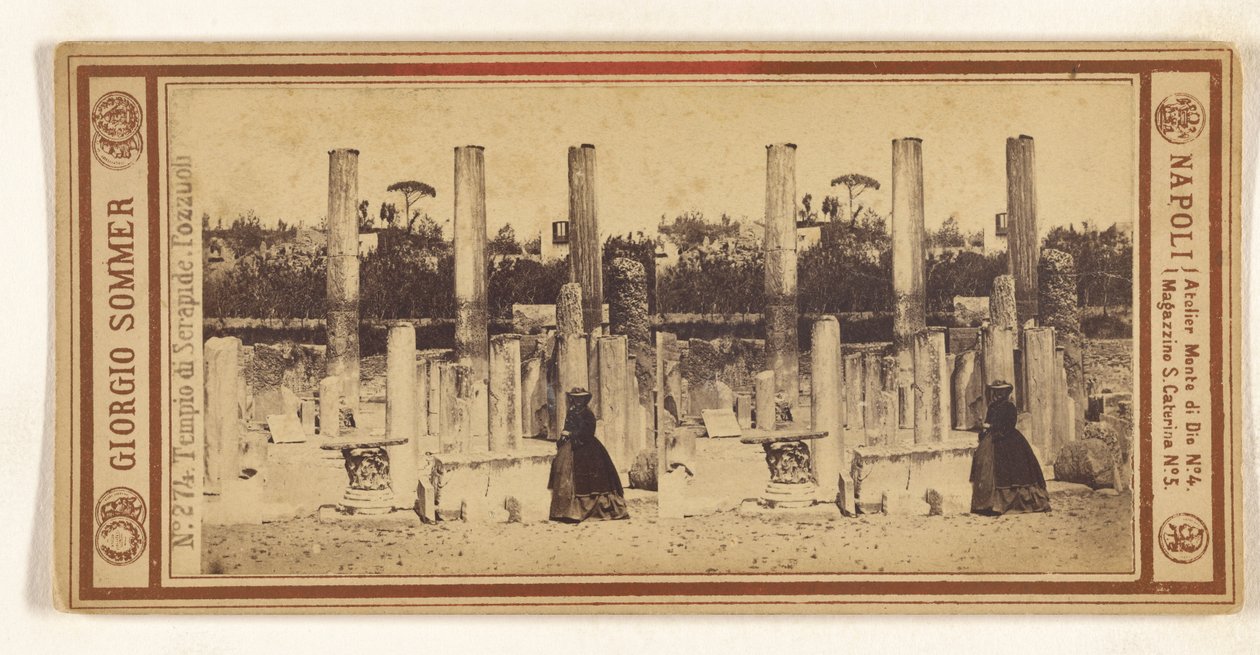 Tempel des Serapis. Pozzuoli. da Giorgio Sommer