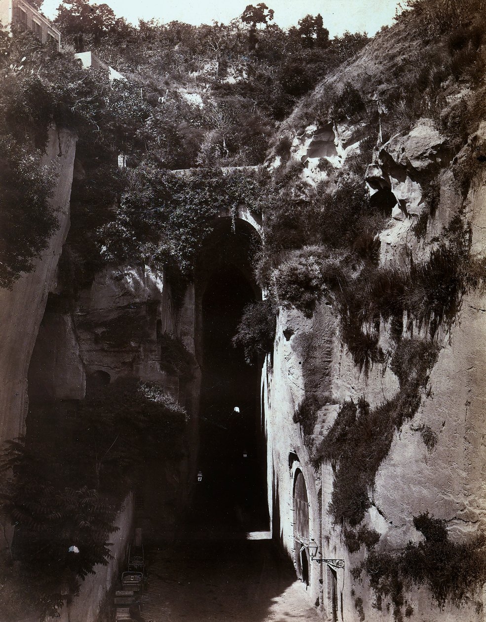 Veduta di Piedigrotta a Napoli da Giorgio Sommer