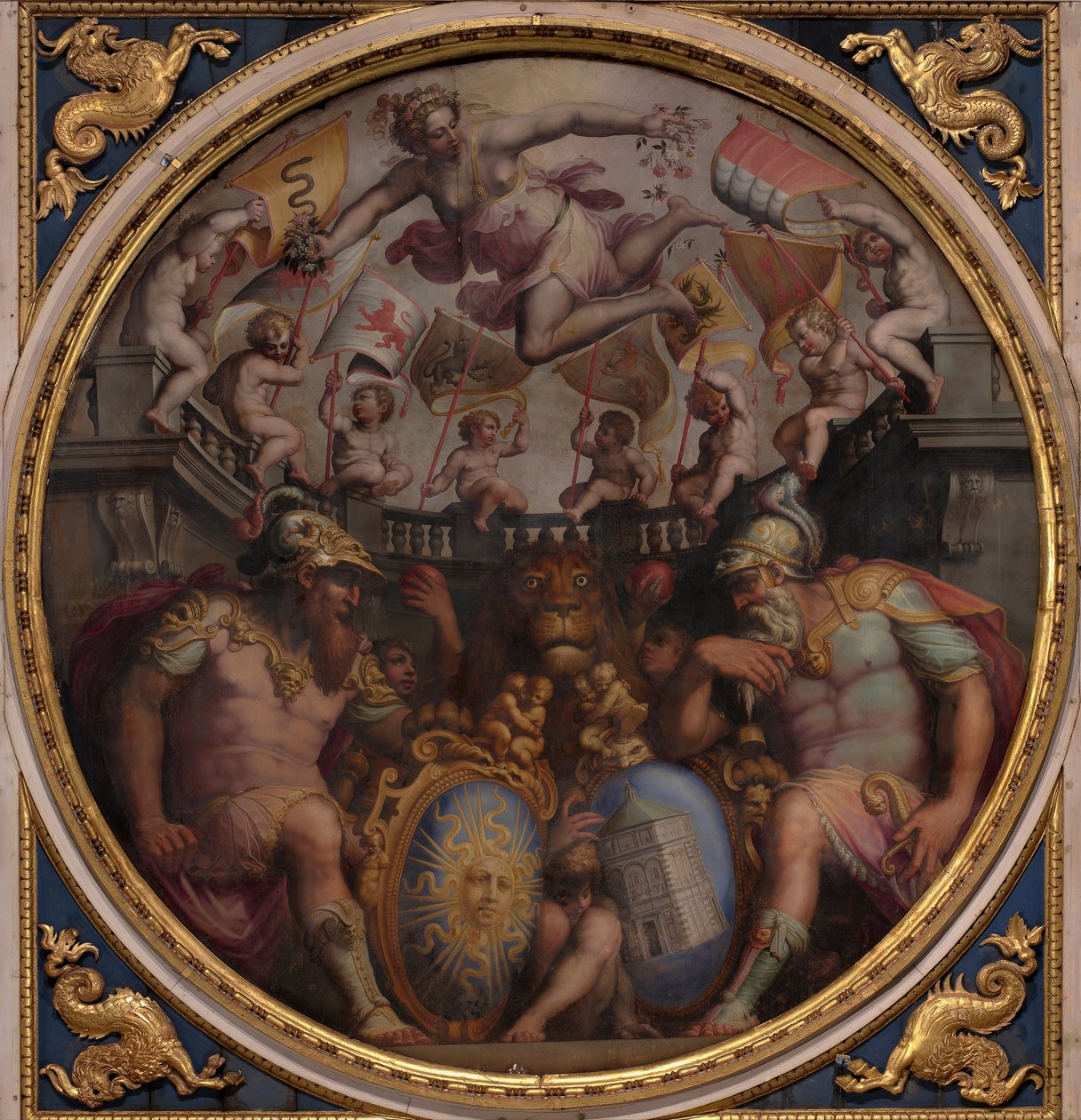Allegorie dei Quartieri di San Giovanni e Santa Maria Novella da Giorgio Vasari