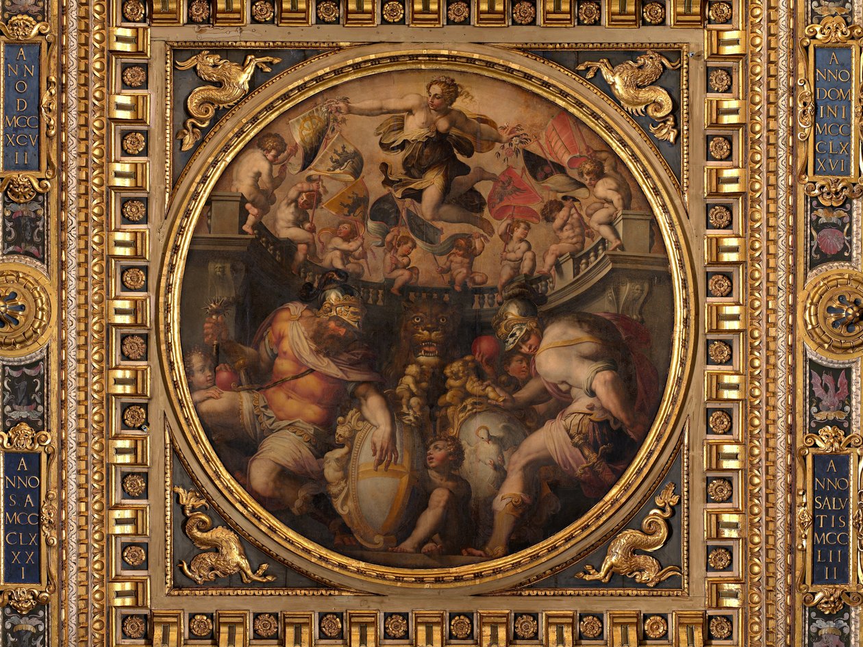 Allegorie dei Quartieri di Santo Spirito e Santa Croce da Giorgio Vasari