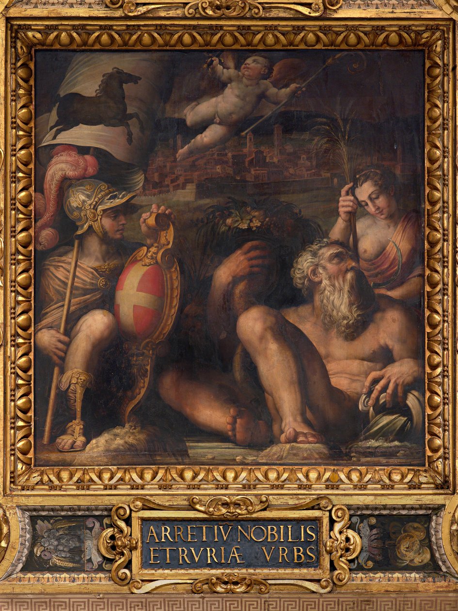 Allegoria di Arezzo da Giorgio Vasari