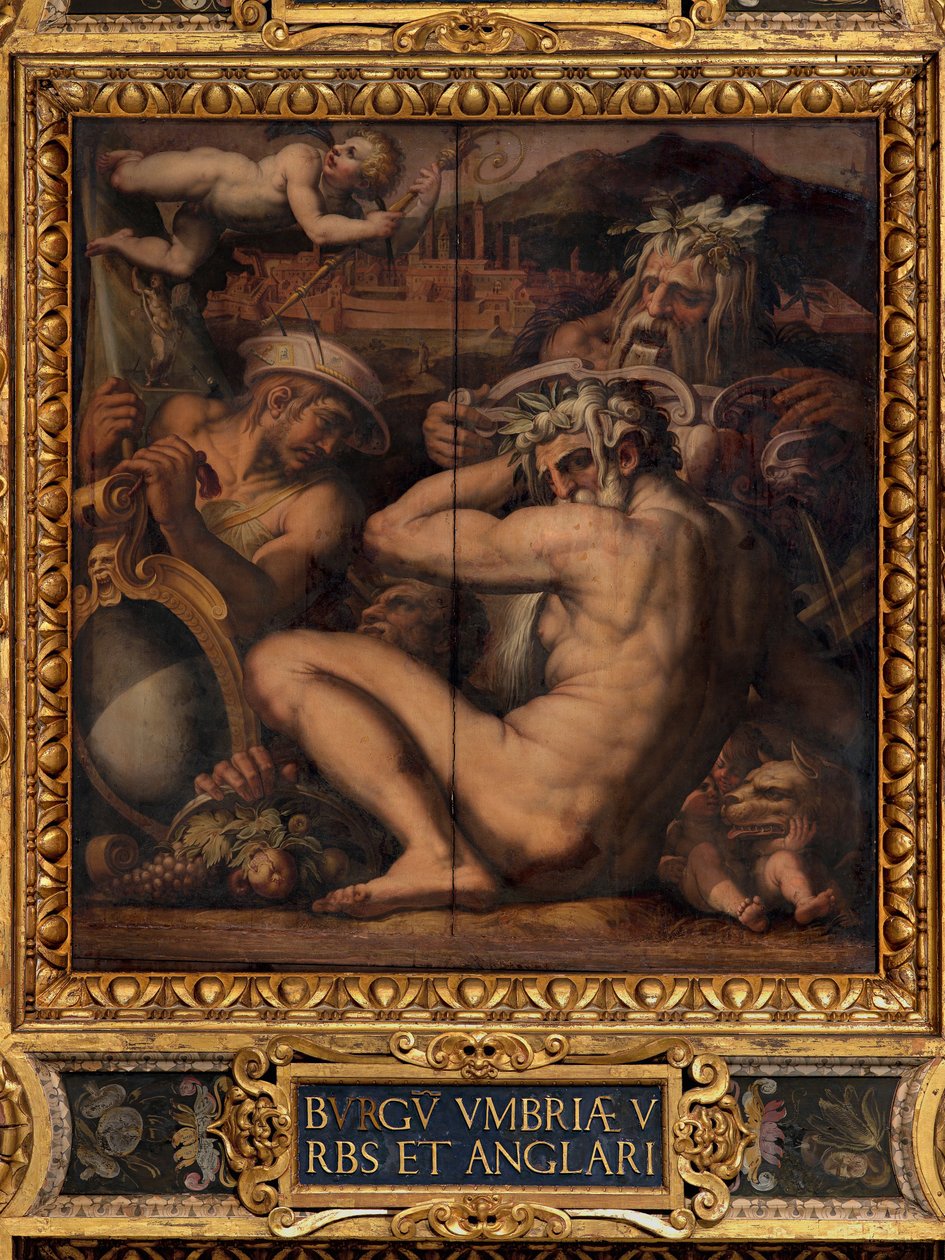 Allegoria di Borgo San Sepolcro e Anghiari da Giorgio Vasari