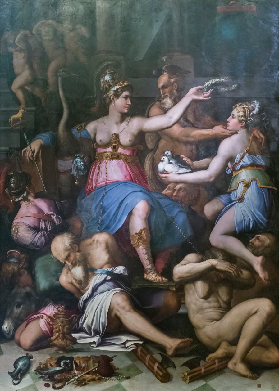 Allegoria della Giustizia, della Verità e dei Vizi da Giorgio Vasari