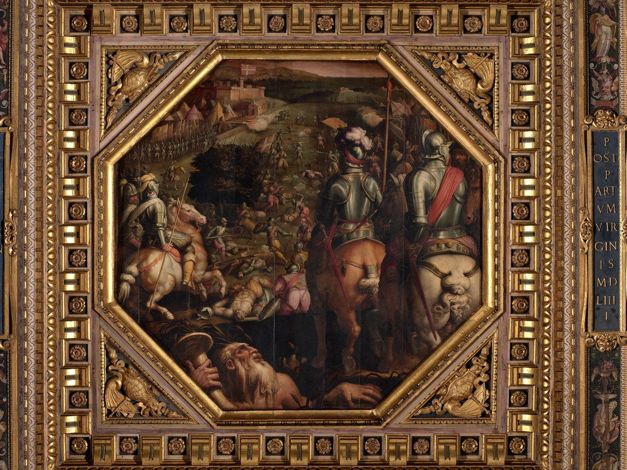 Battle of Marciano in Val di Chiana da Giorgio Vasari