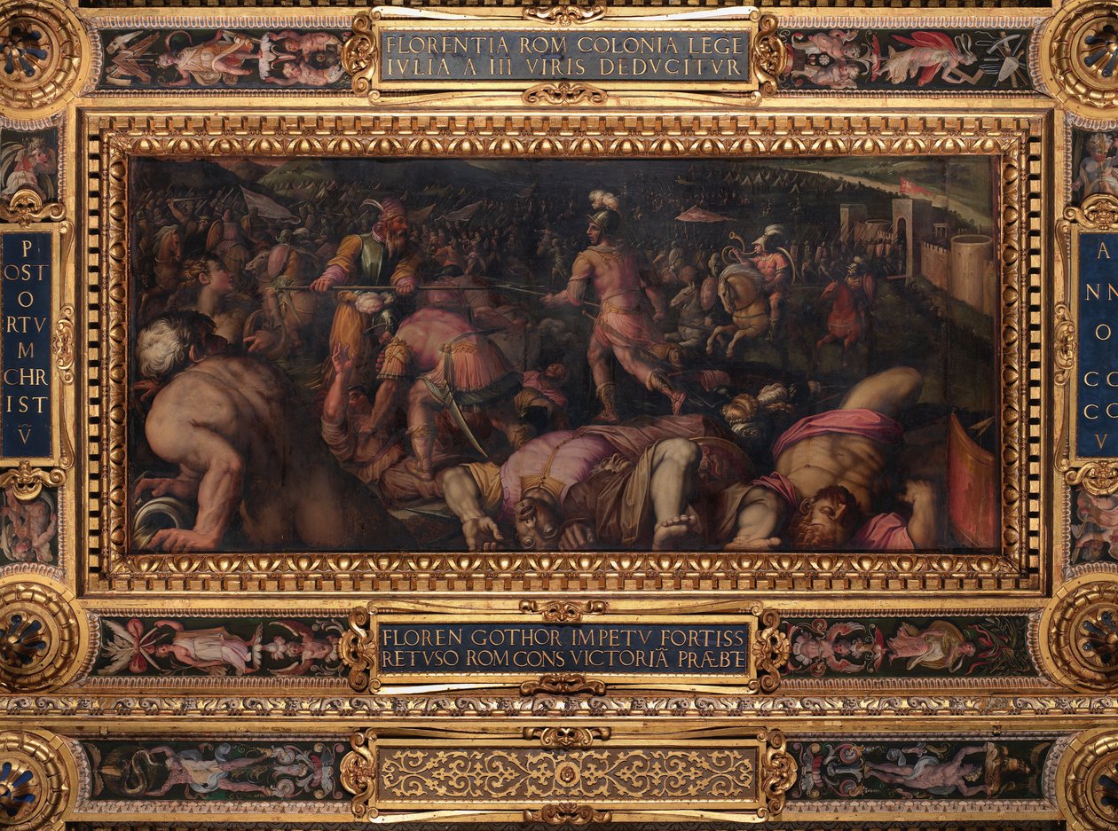 Sconfitta di Radagasio sotto Fiesole da Giorgio Vasari