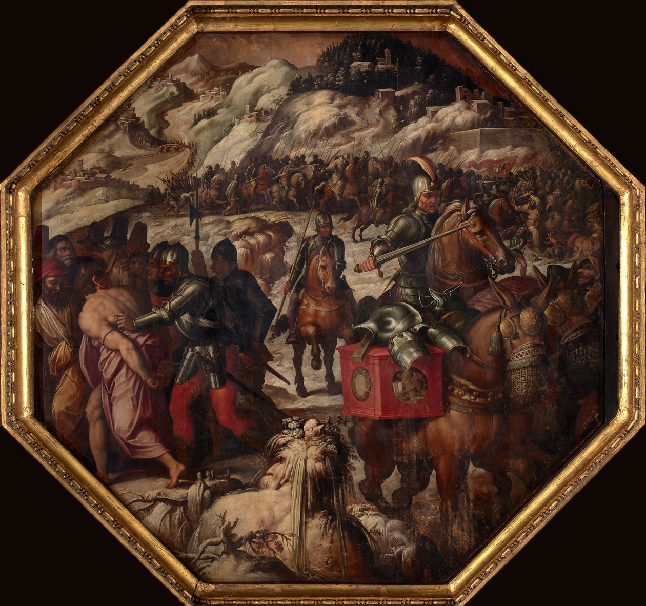 Sconfitta dei Veneziani in Casentino, 1563-1565 da Giorgio Vasari