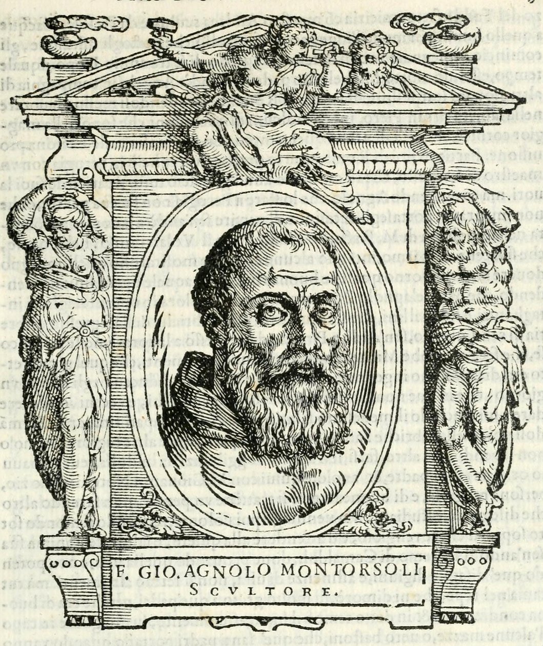 Ritratto di Giovanni Angelo Montorsoli, Vasari 1568 da Giorgio Vasari