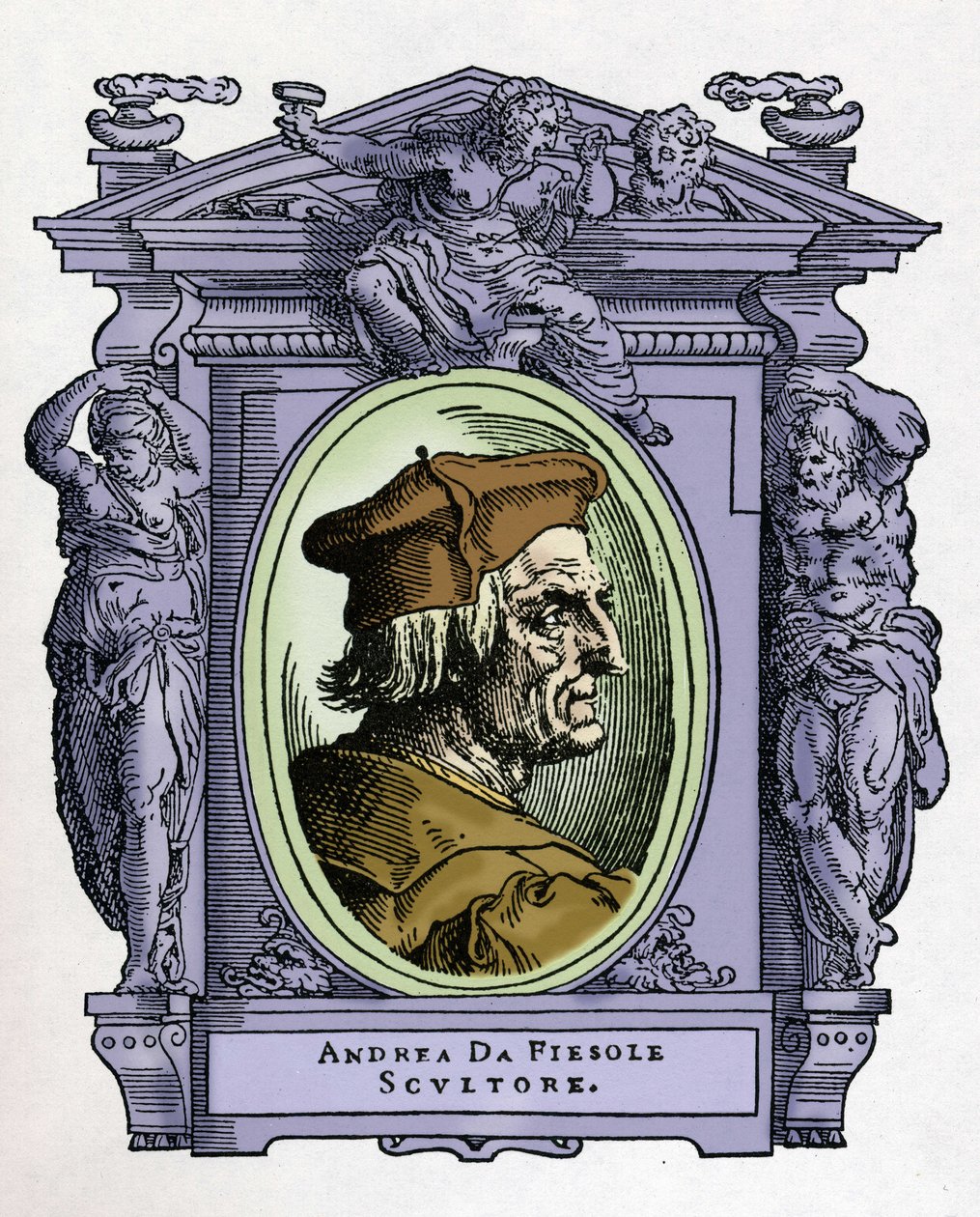 Ritratto di Andrea da Fiesole (Andrea Ferrucci) da Giorgio Vasari