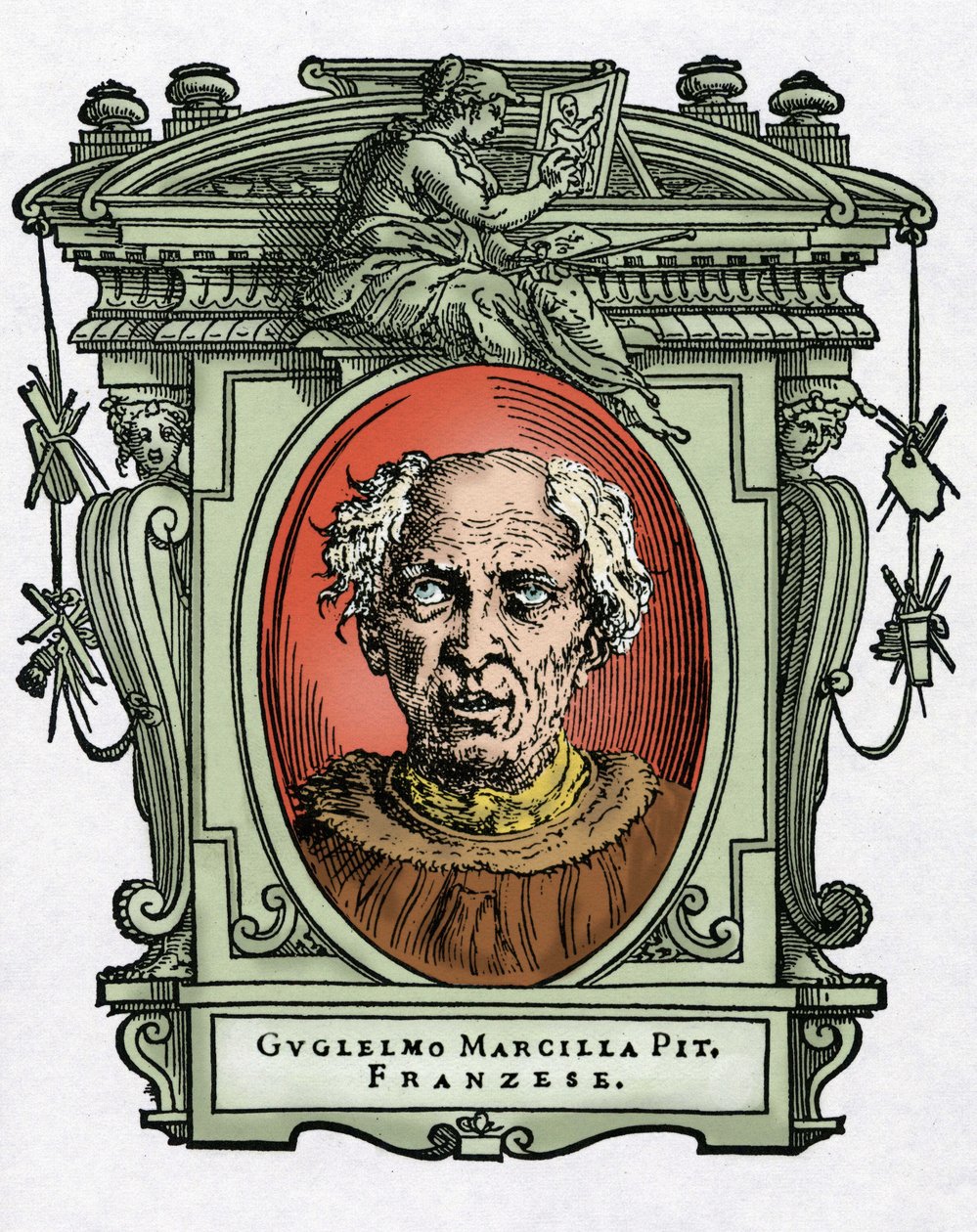 Ritratto di Guglielmo di Marcillat da Giorgio Vasari