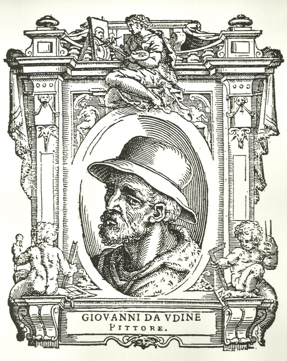 Ritratto di Giovanni da Udine da Giorgio Vasari