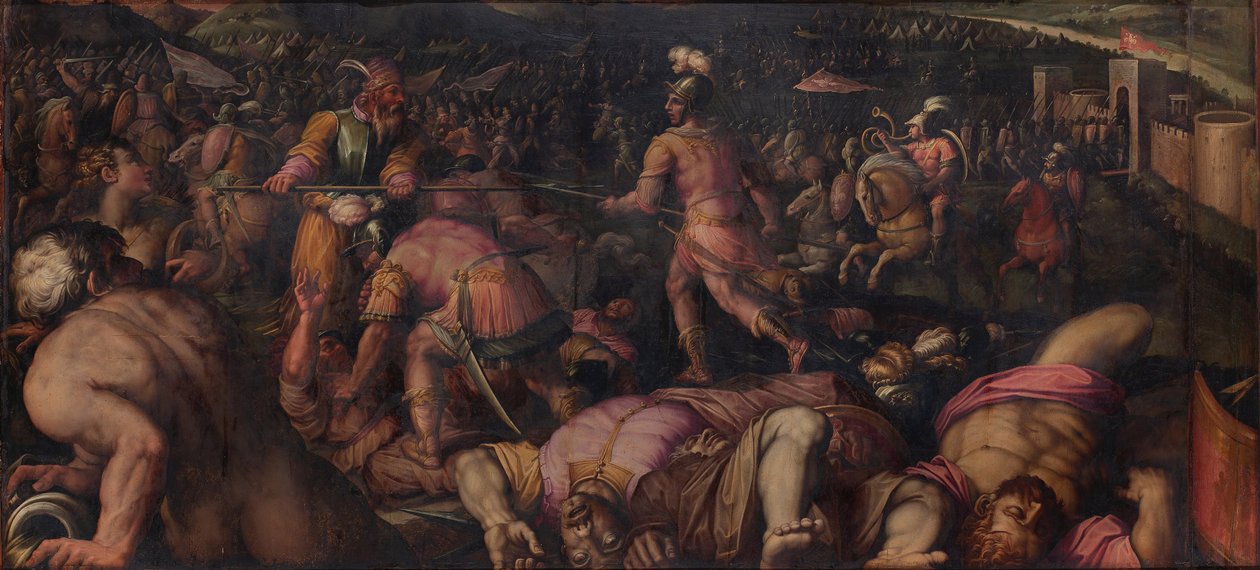 La battaglia contro Radagaiso a Faesulae nel 406, 1563-1565 da Giorgio Vasari