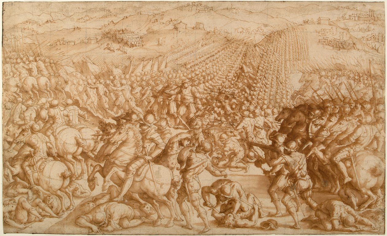 La battaglia di Marciano da Giorgio Vasari