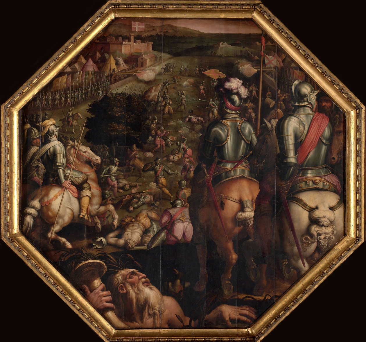 La battaglia di Marciano in Val di Chiana, 1563-1565 da Giorgio Vasari