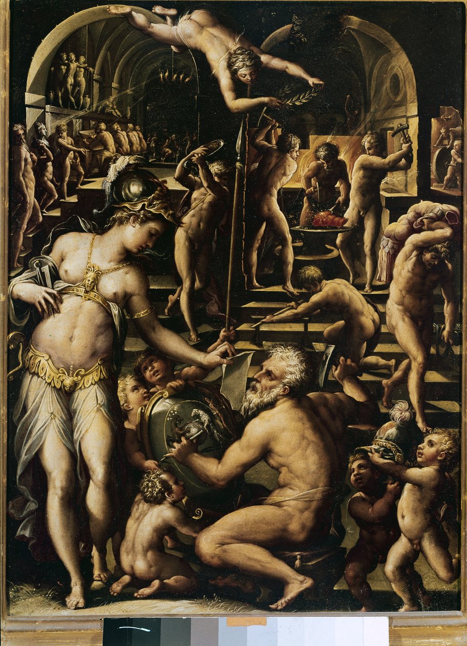 La fucina di Vulcano da Giorgio Vasari