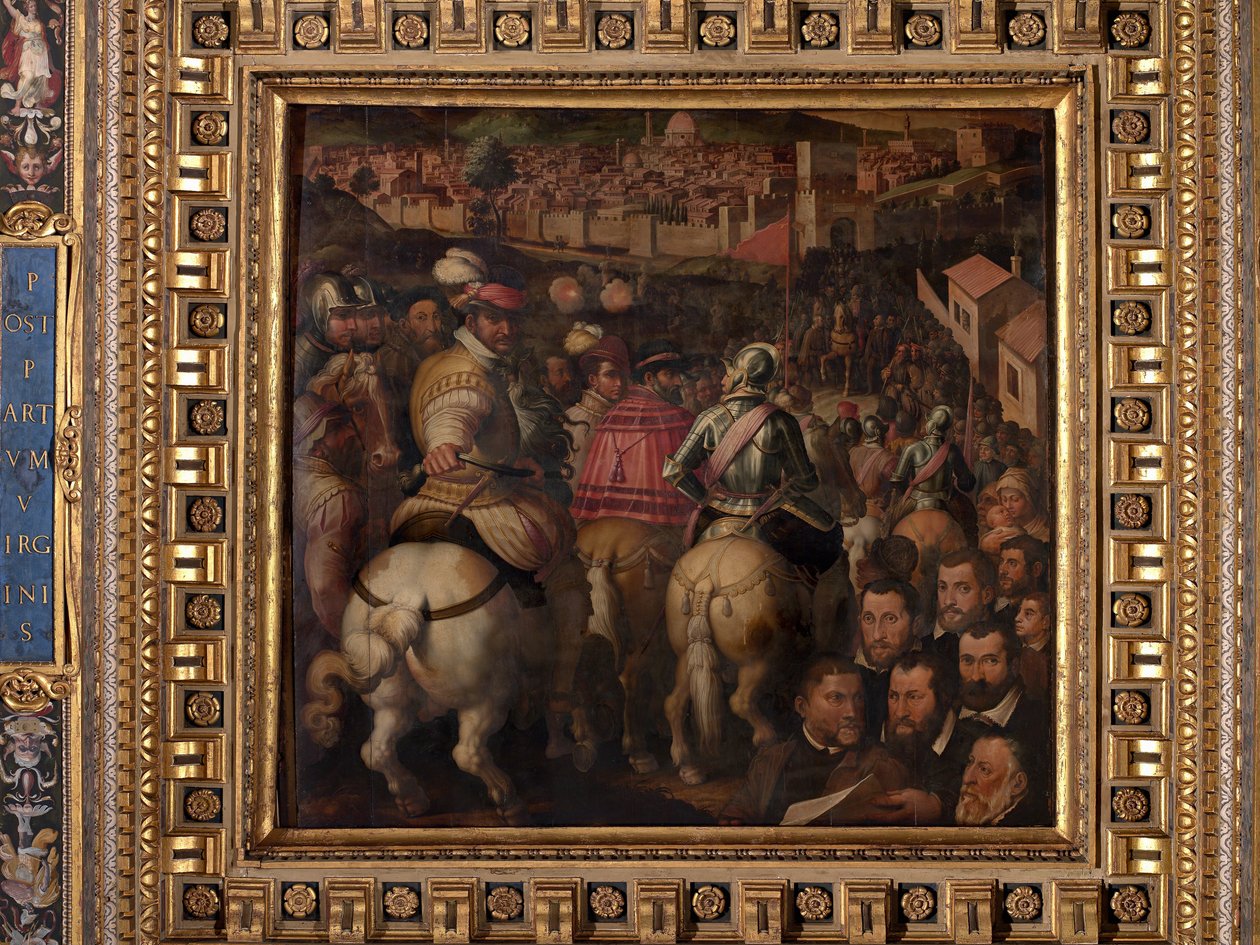 Trionfo per la guerra contro Siena da Giorgio Vasari