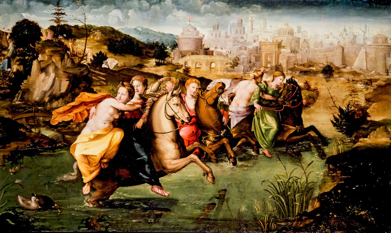 Attraversamento del Tevere da Giorgio di (1500 1559) Giovanni