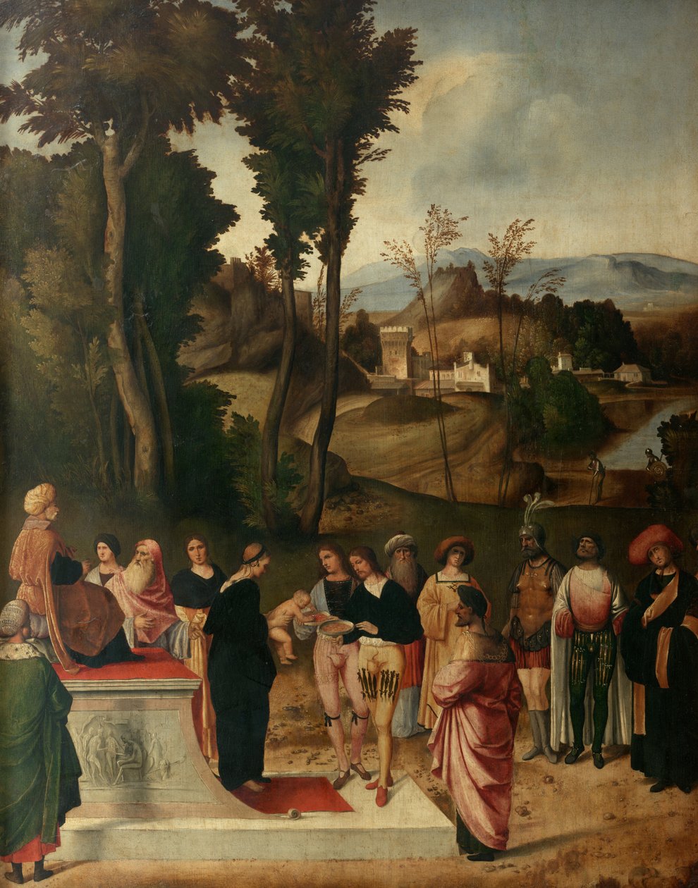 Mosè alla prova del fuoco da Giorgione da Castelfranco