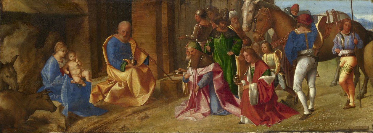 Italian: Adorazione dei Magi Adoration of the Magi da Giorgione