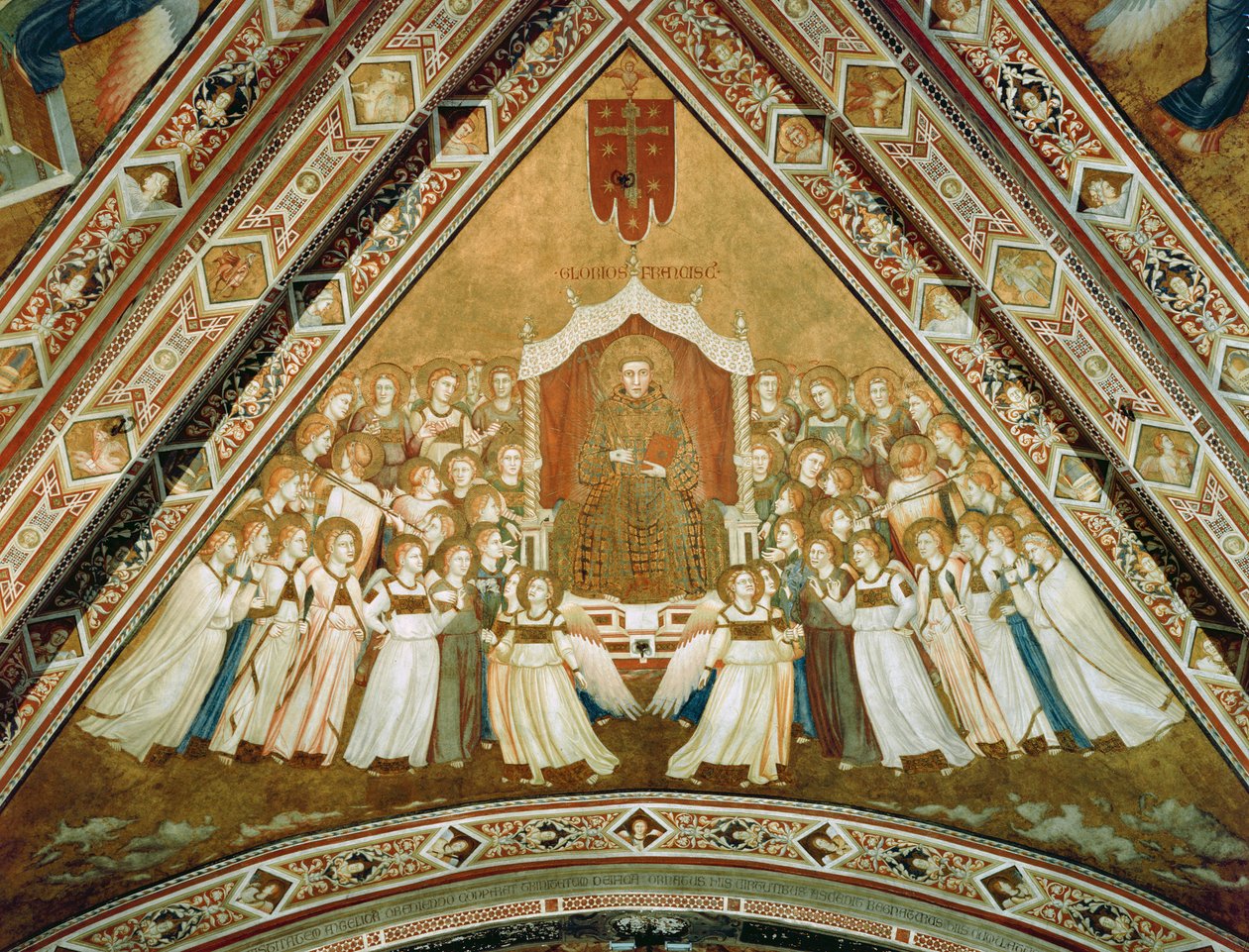 Allegoria di San Francesco in gloria, c.1330 da Giotto di Bondone